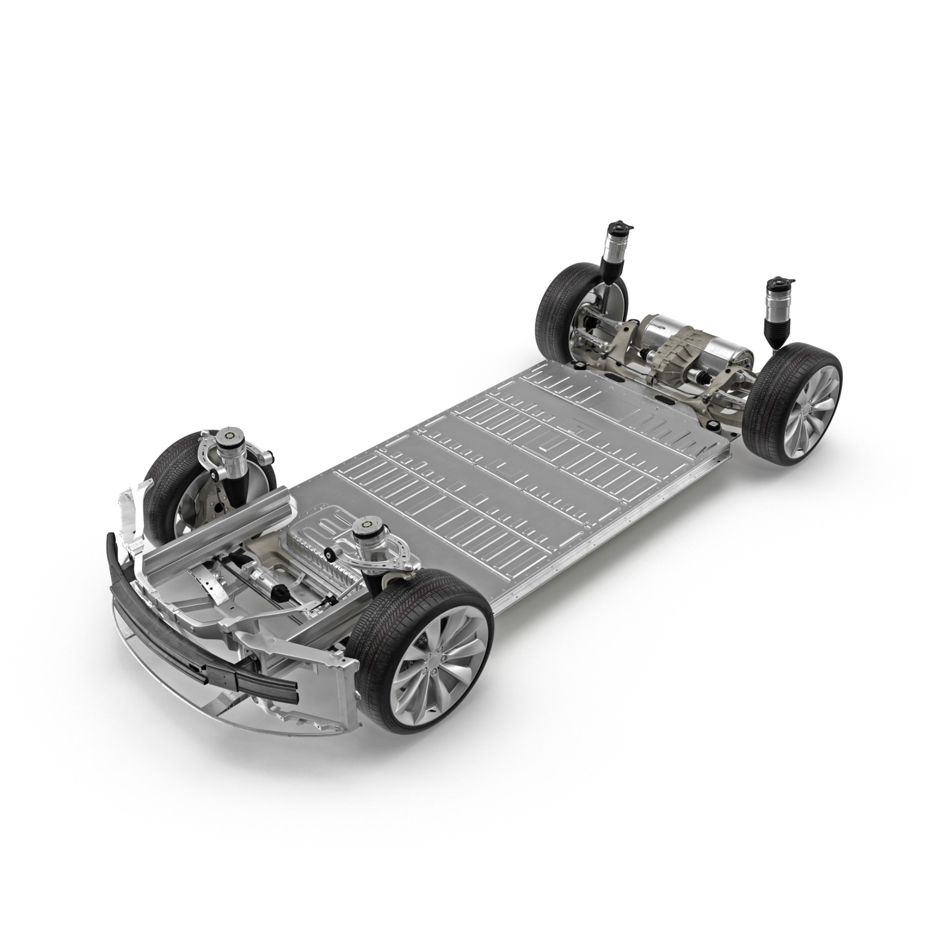 DC Electric Car Chassis With Battery